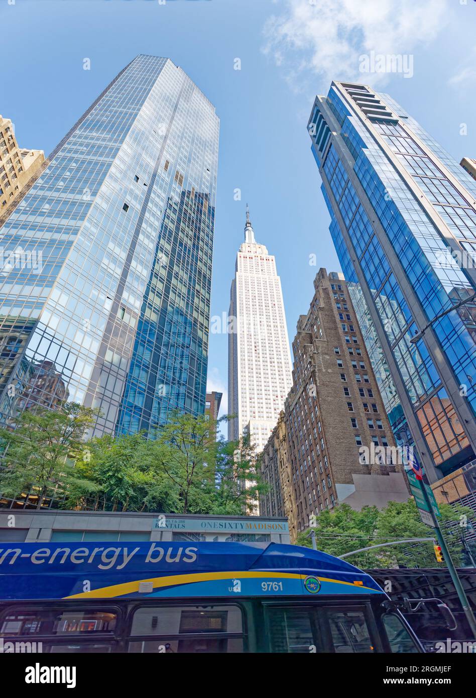 Midtown South OneSixty Madison is a glassclad irregular octagonal