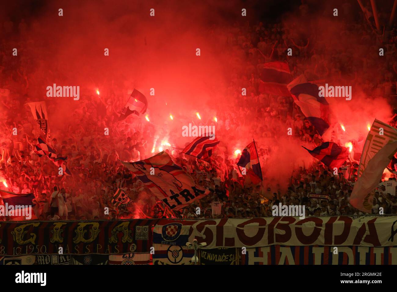 Hajduk split fans hi-res stock photography and images - Alamy