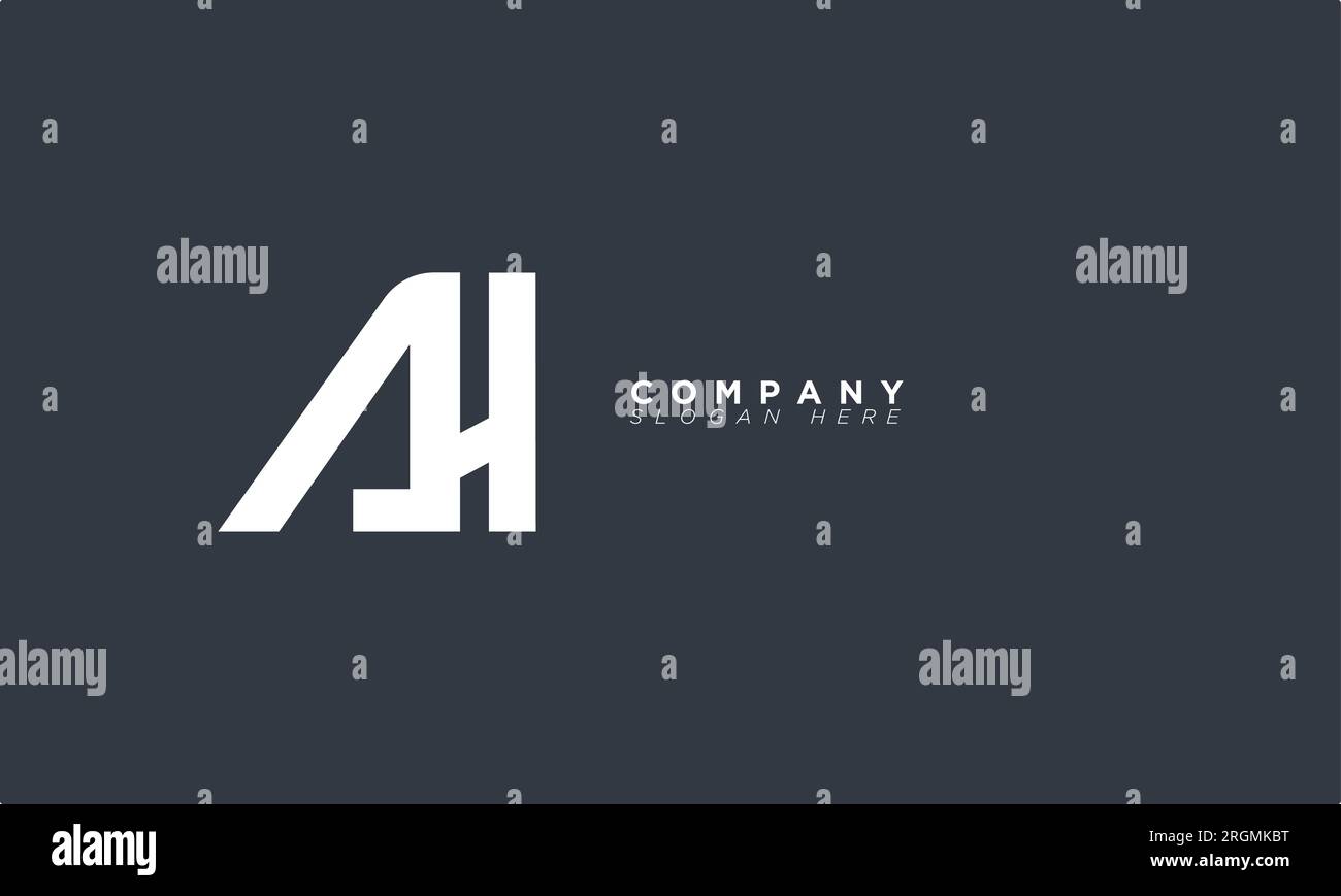 AH Alphabet letters Initials Monogram logo Stock Vector Image & Art - Alamy