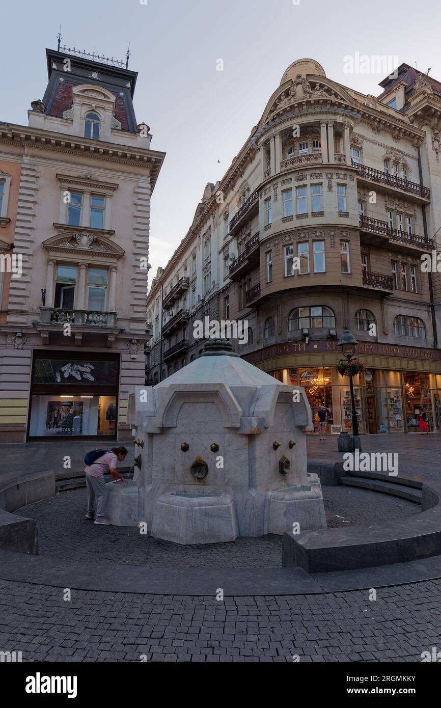 in the city of Belgrade, Serbia, August 10, 2023. Stock Photo