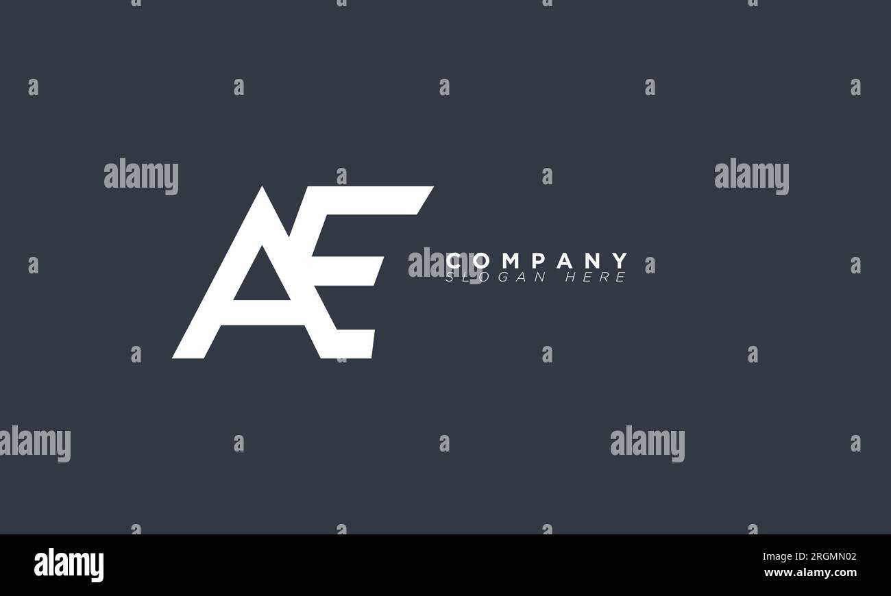 AE Alphabet letters Initials Monogram logo Stock Vector Image & Art - Alamy
