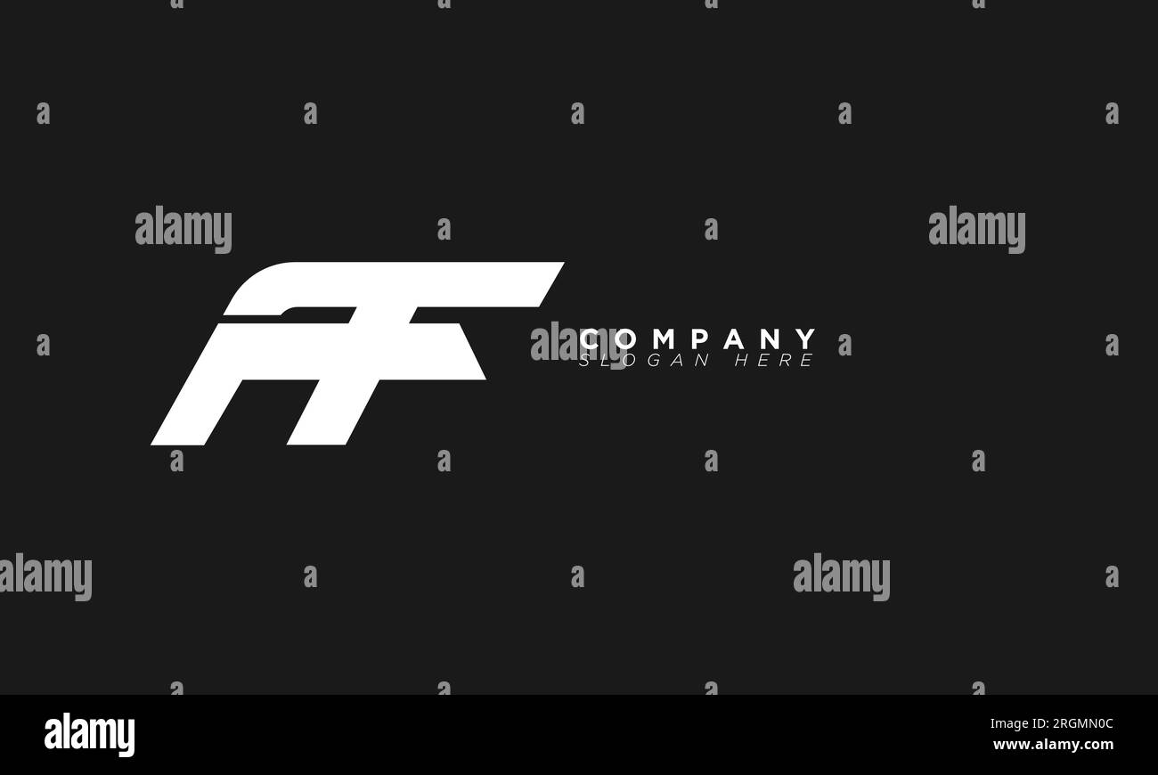 AF Alphabet letters Initials Monogram logo Stock Vector Image & Art - Alamy