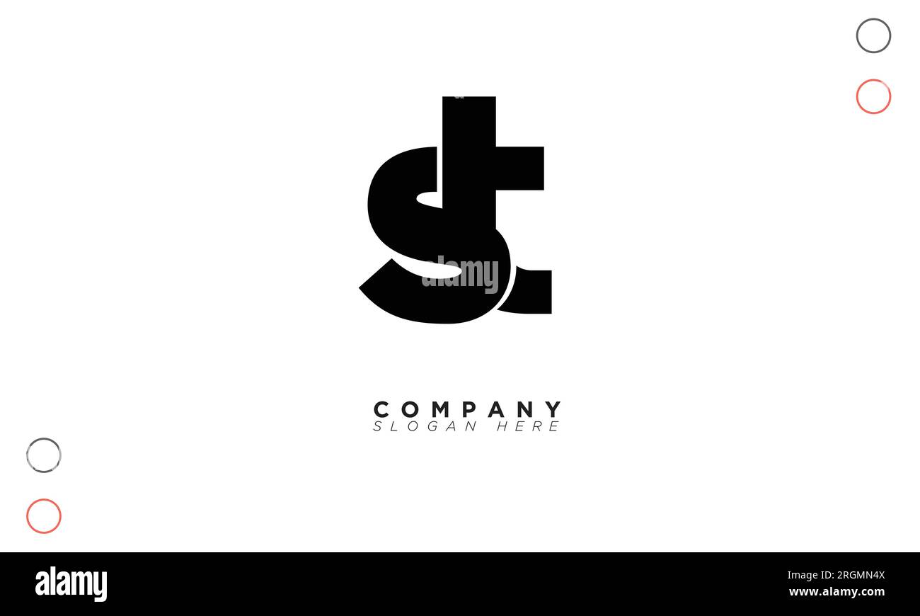 ST Alphabet letters Initials Monogram logo Stock Vector Image & Art Alamy