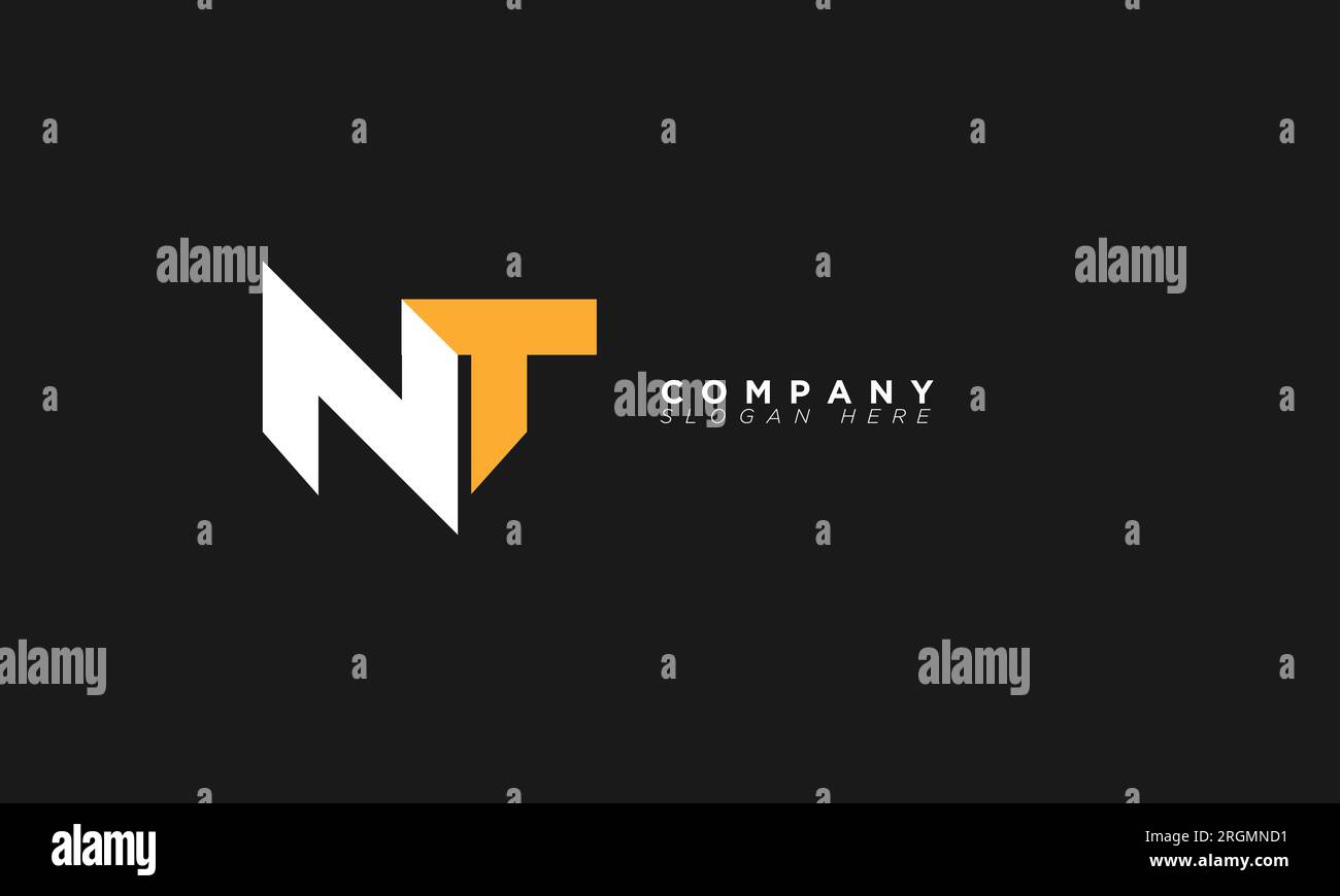NT Alphabet letters Initials Monogram logo Stock Vector Image & Art - Alamy