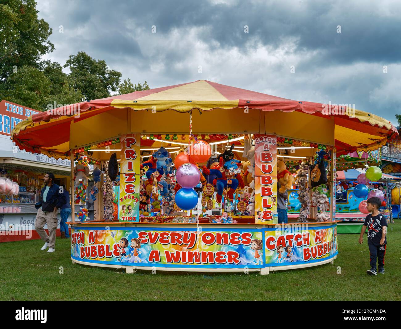 'Every Ones A Winner' - A stall at the Fayre. Reading Mela 2023. Stock Photo