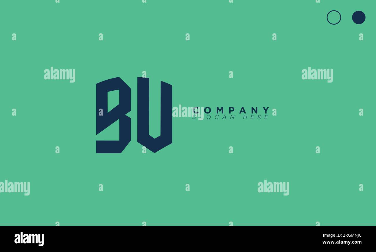 BU Alphabet letters Initials Monogram logo Stock Vector Image & Art - Alamy