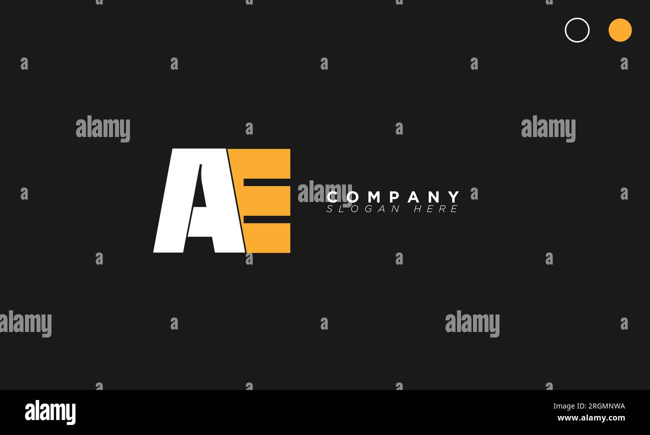 AE Alphabet letters Initials Monogram logo Stock Vector Image & Art - Alamy