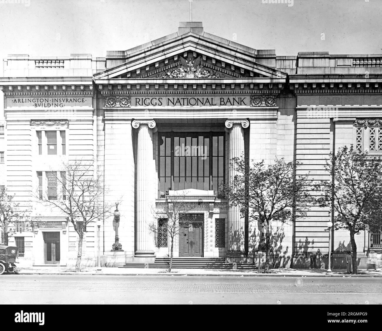 Riggs National Bank ca. 1910-1926 Stock Photo