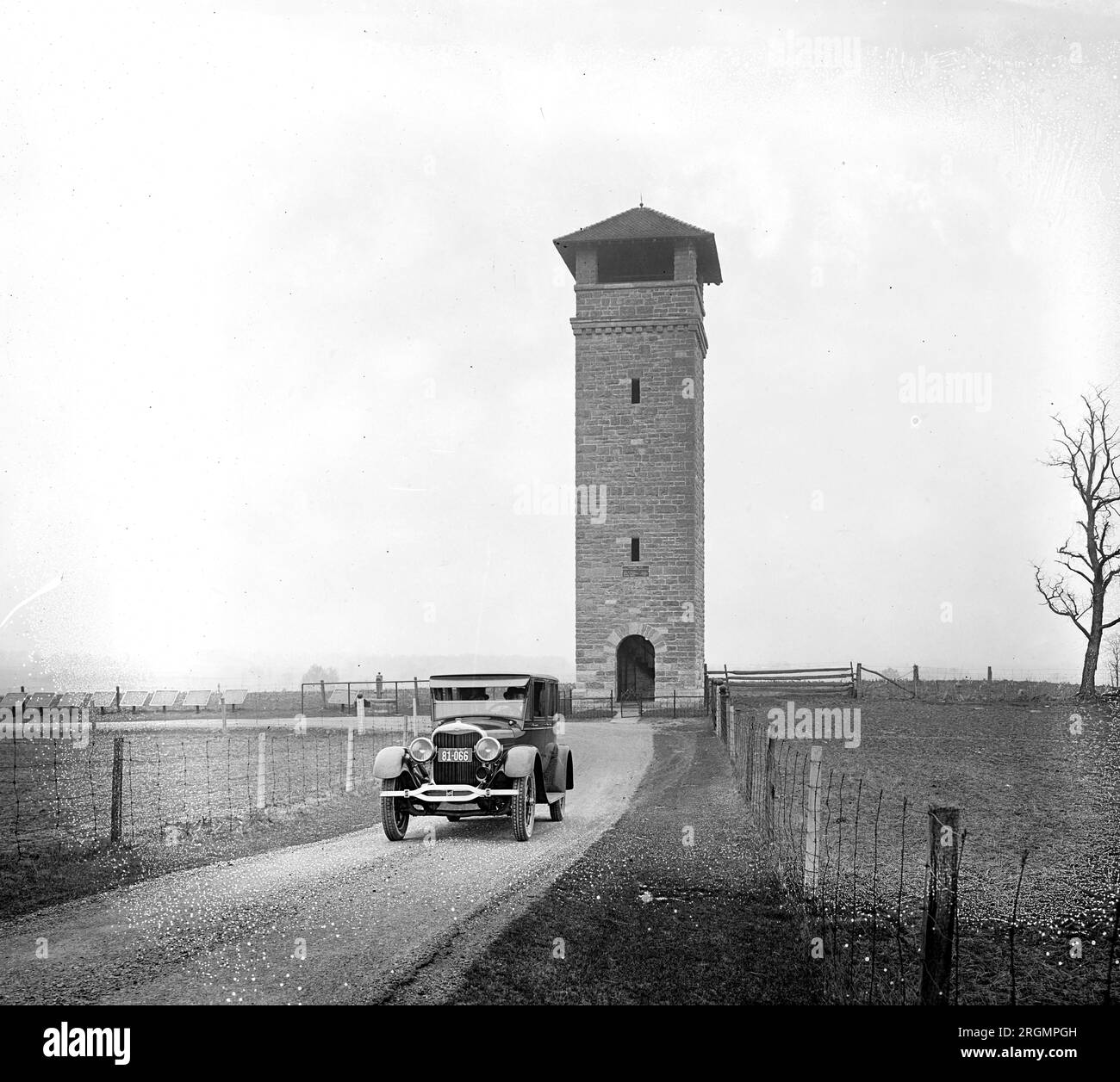 Ford Motor Company car at Antietam Battlefield ca. 1910-1926 Stock Photo