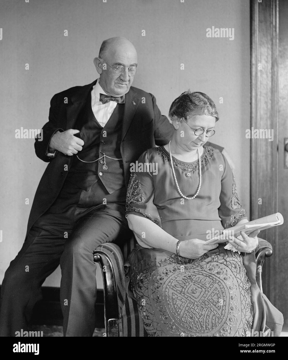 Rep Elijah C. Hutchinson and his wife ca. 1923 Stock Photo Alamy
