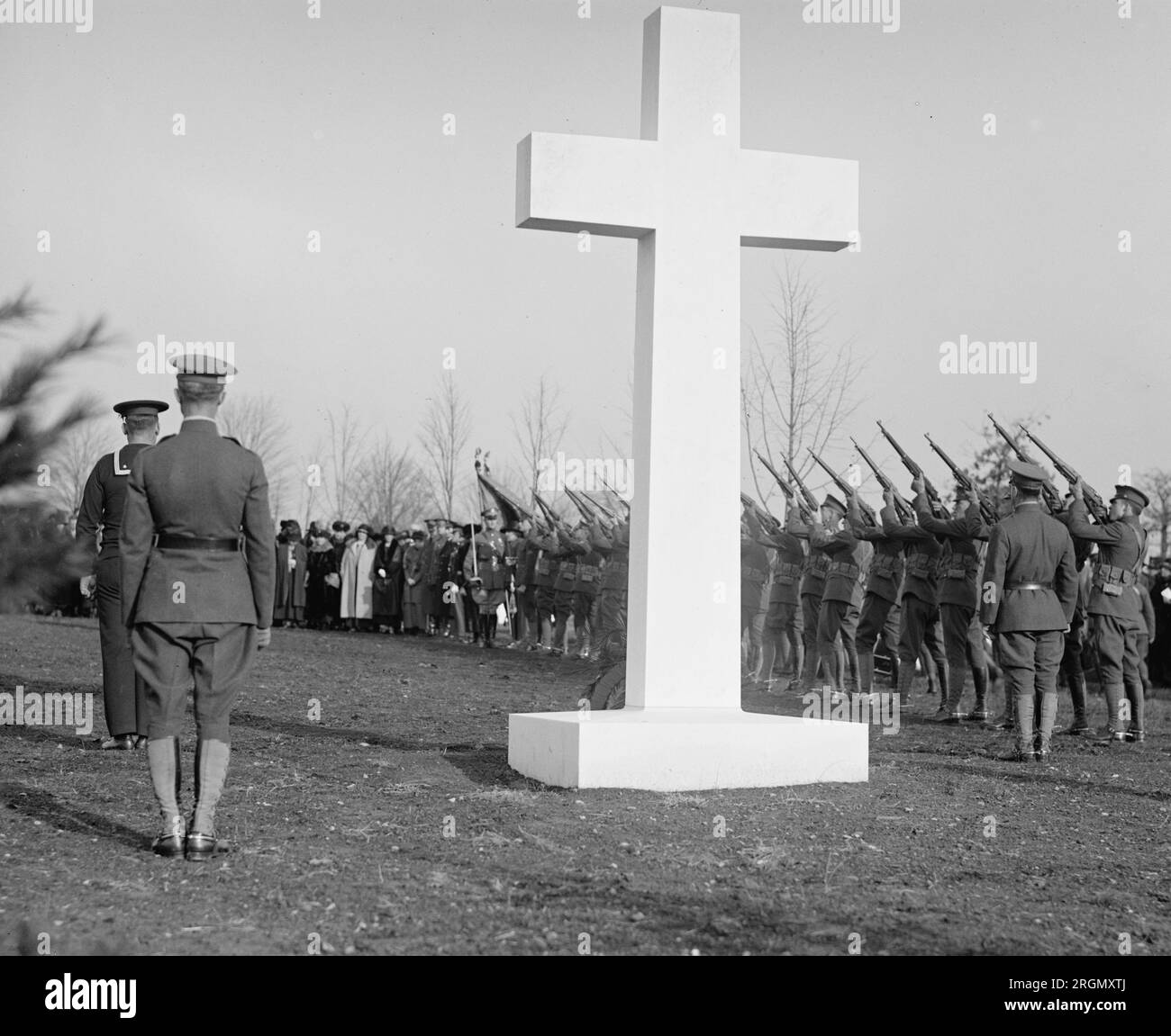 Dedication of Argonne Monument ca. 1923 Stock Photo Alamy