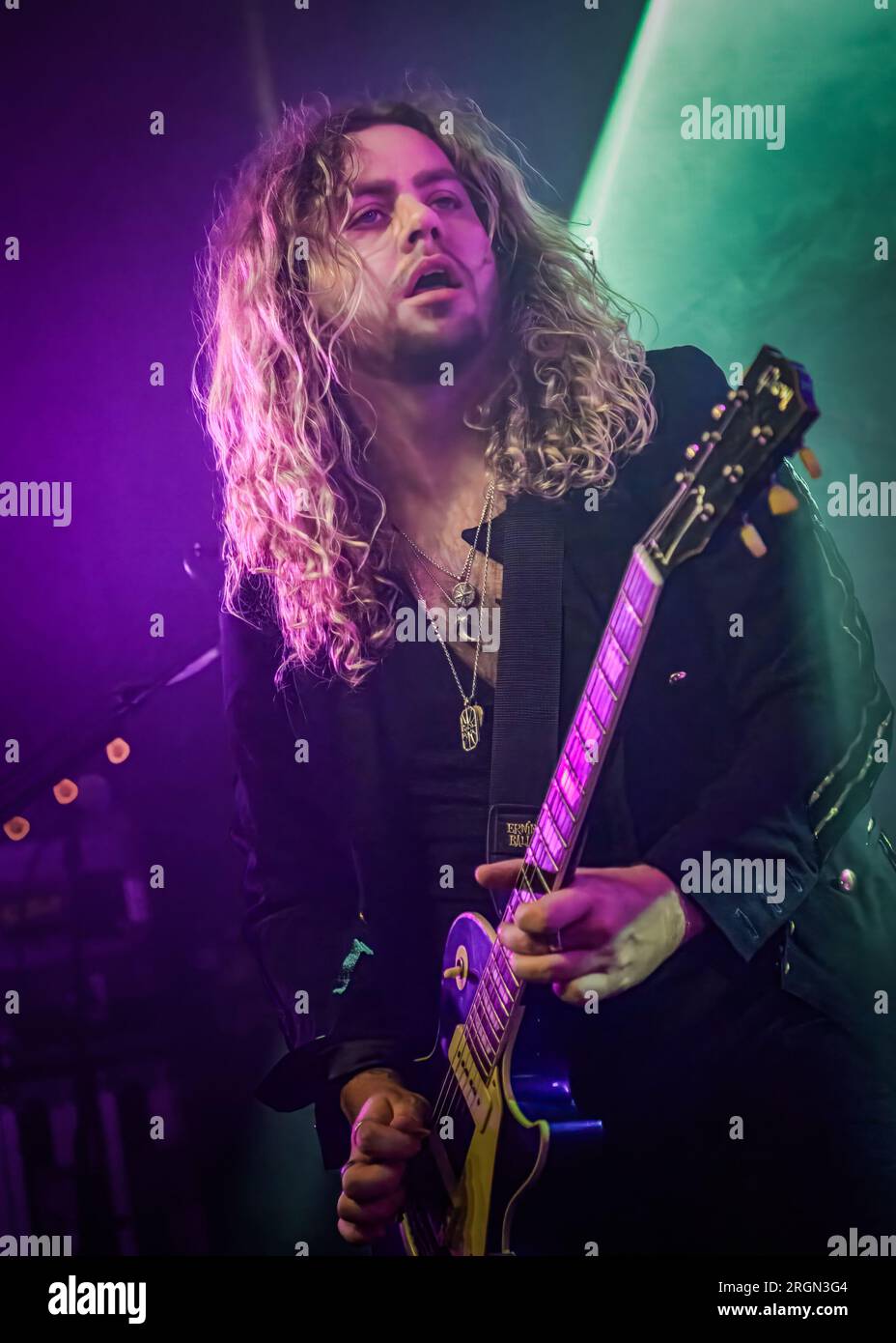 10 August 2023 Rock City, Nottingham. Event The Struts supported by +Bad Nerves. Caption The