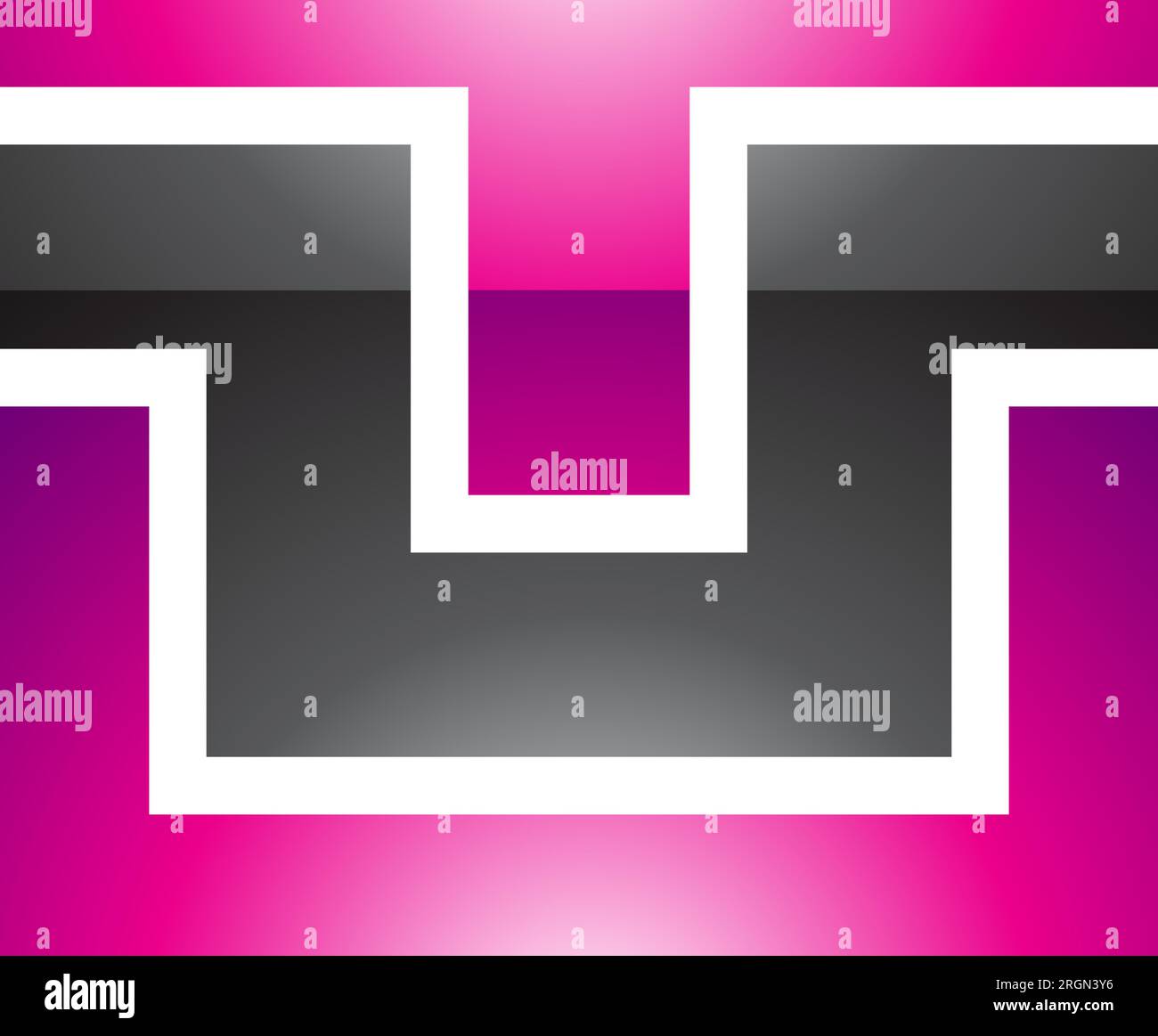 Letter rectangle logo sign symbol Stock Vector Images - Alamy