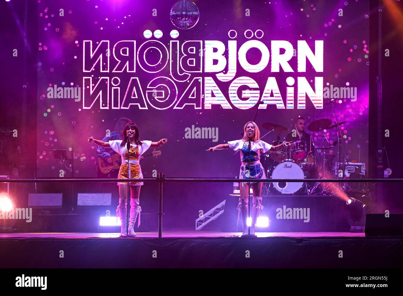 Sydney, Australia - April 9th 2022 - Abba tribute band Bjorn Again