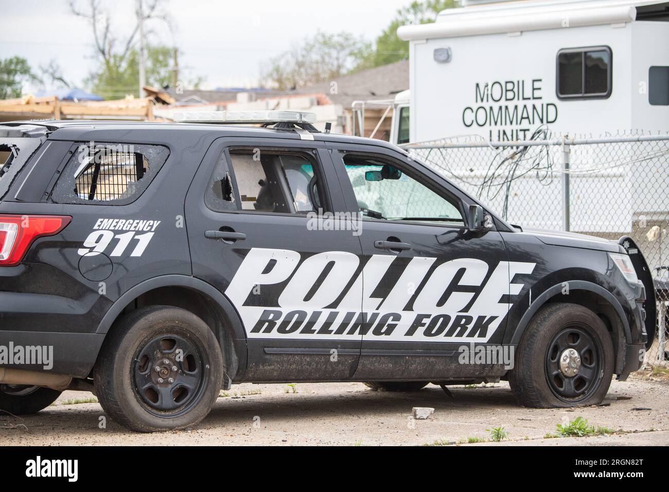 Reportage USDA visit to survey EF4 tornado disaster area in Rolling