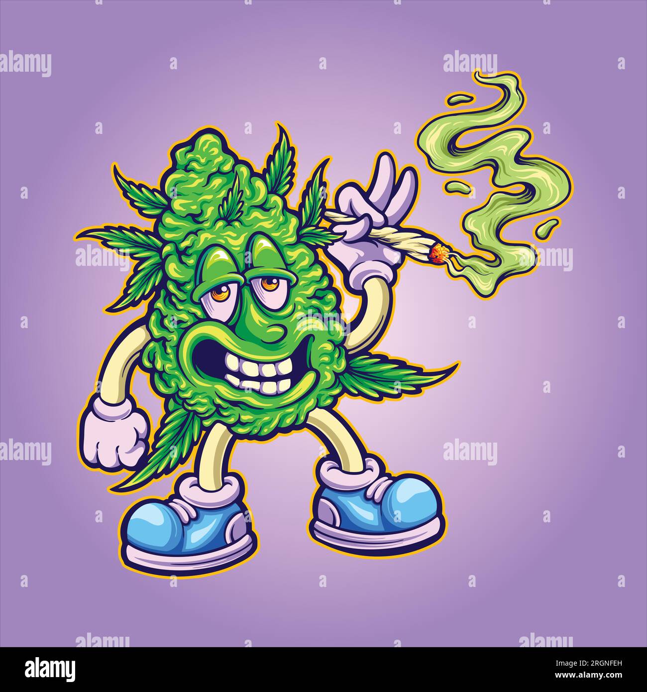 Monster weed Stock Vector Images Alamy