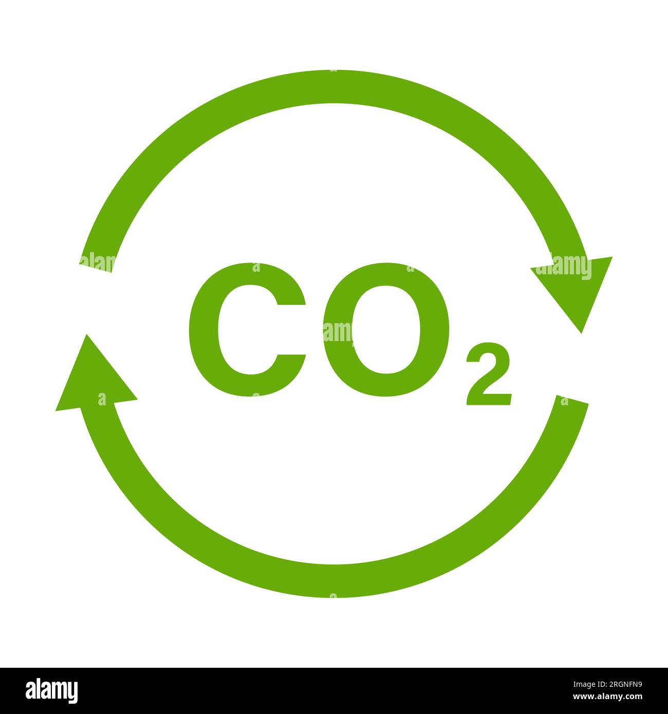 reducing CO2 emissions icon vector stop climate change sign for graphic design, logo, website, social media, mobile app, ui illustration Stock Vector