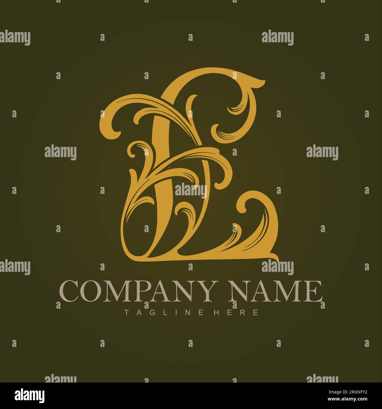 Elegant L letter beautiful logo vector illustrations for your work logo ...