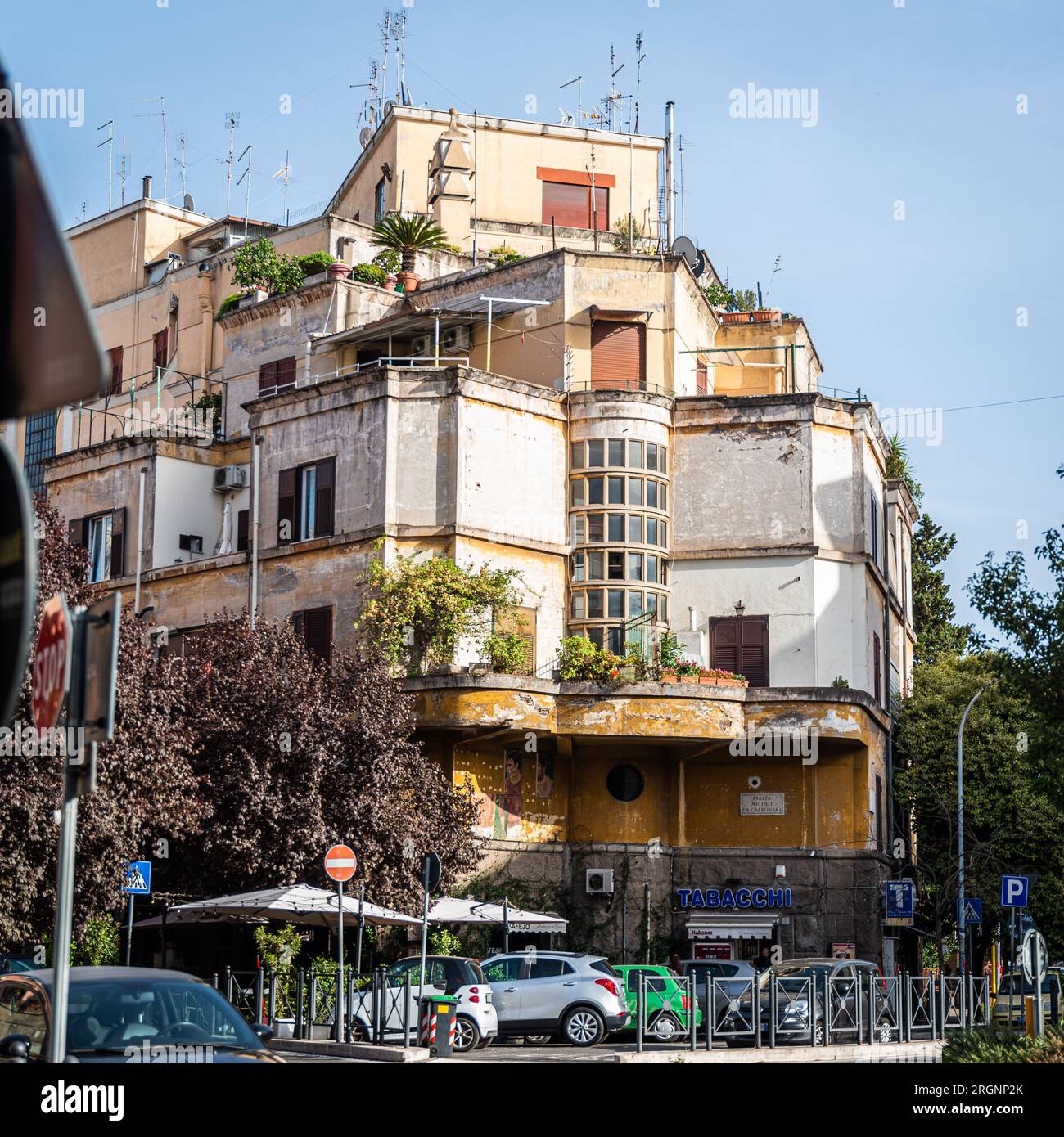 September 15, 2022 in Rome, Italy: Architecture of The Garbatella ...