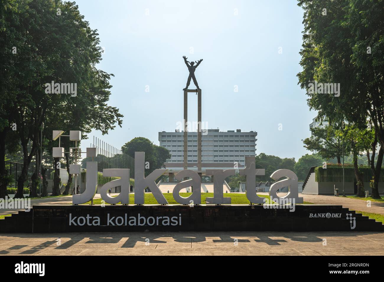 Waterloo Square July 12, 2023: West Irian Liberation Monument at Lapangan Banteng ...