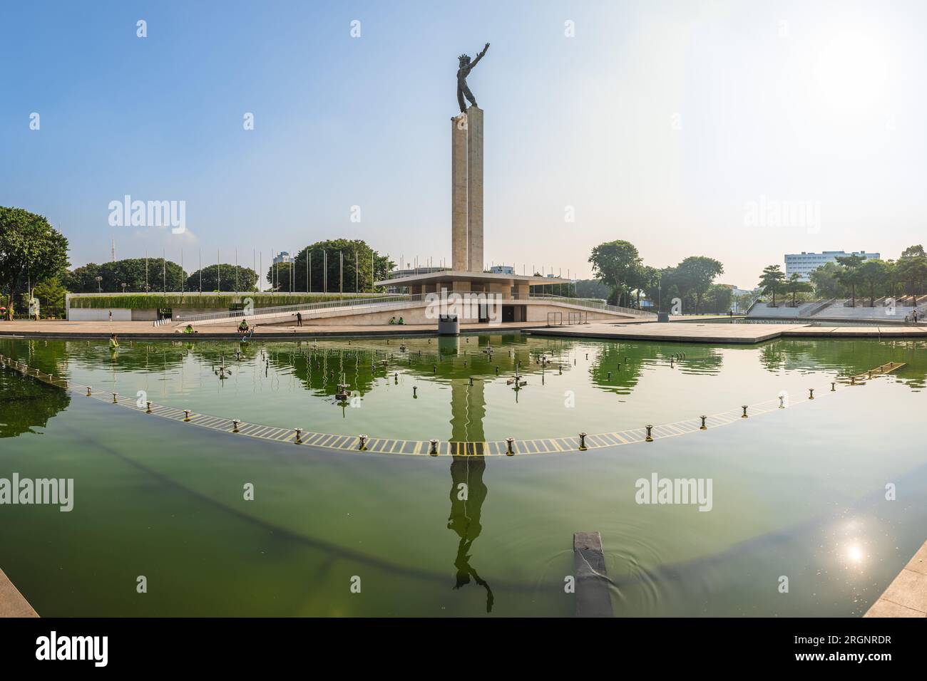 Waterloo Square July 12, 2023: West Irian Liberation Monument at Lapangan Banteng ...