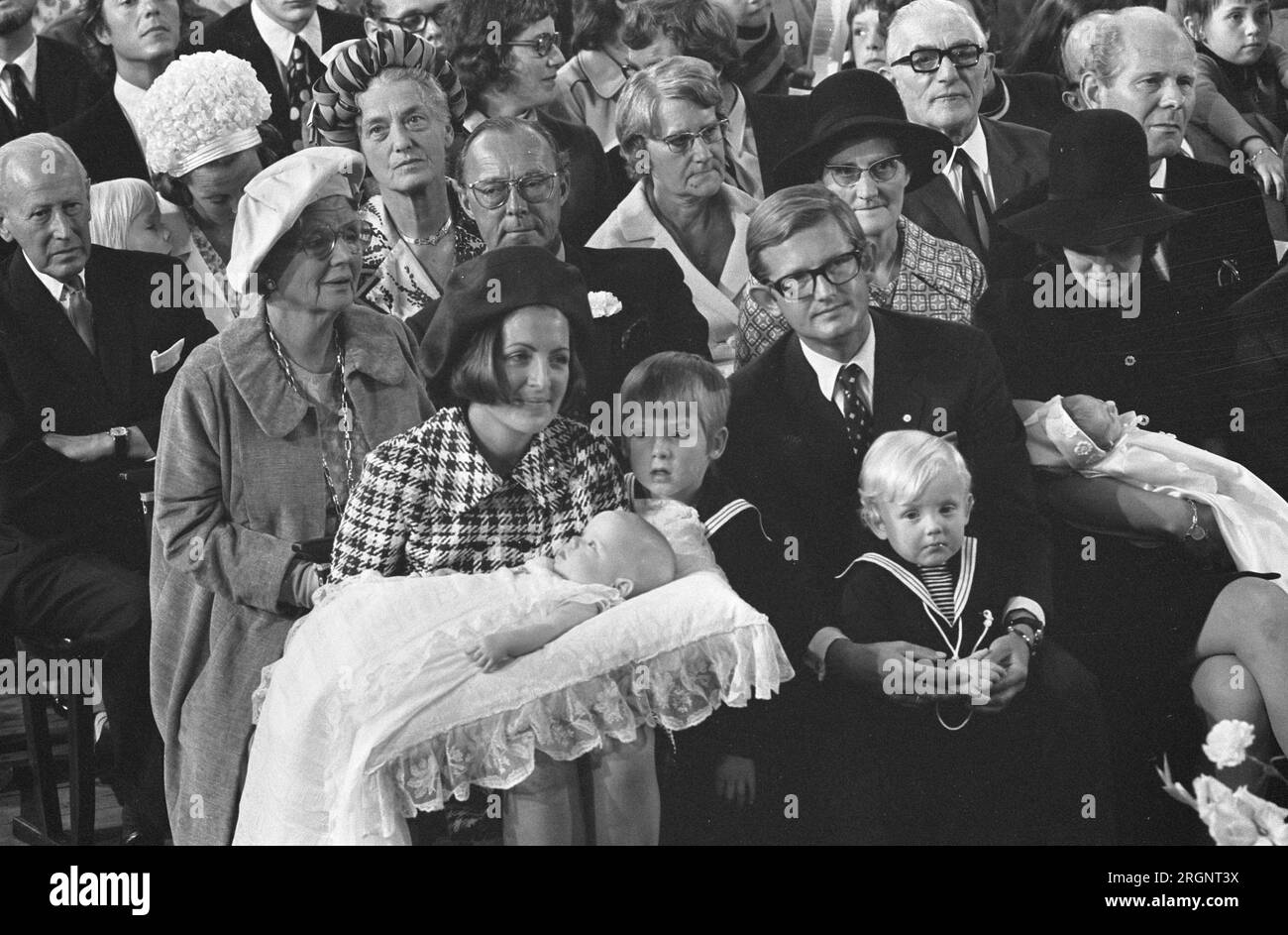 Christening Prince Pieter Christiaan in Apeldoorn, Princess Margriet