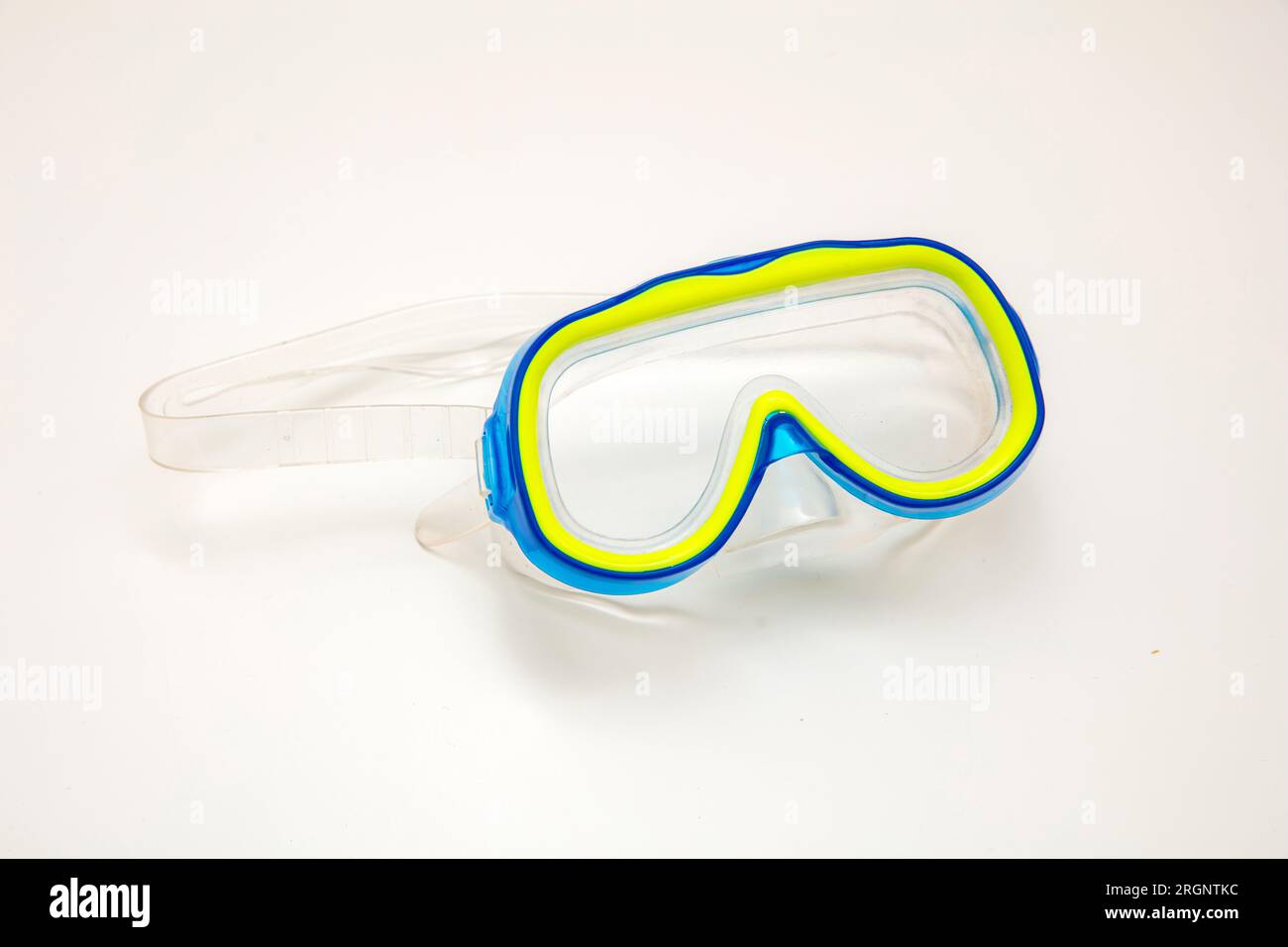 Diving mask snorkel equipment isolated on white background Stock Photo ...