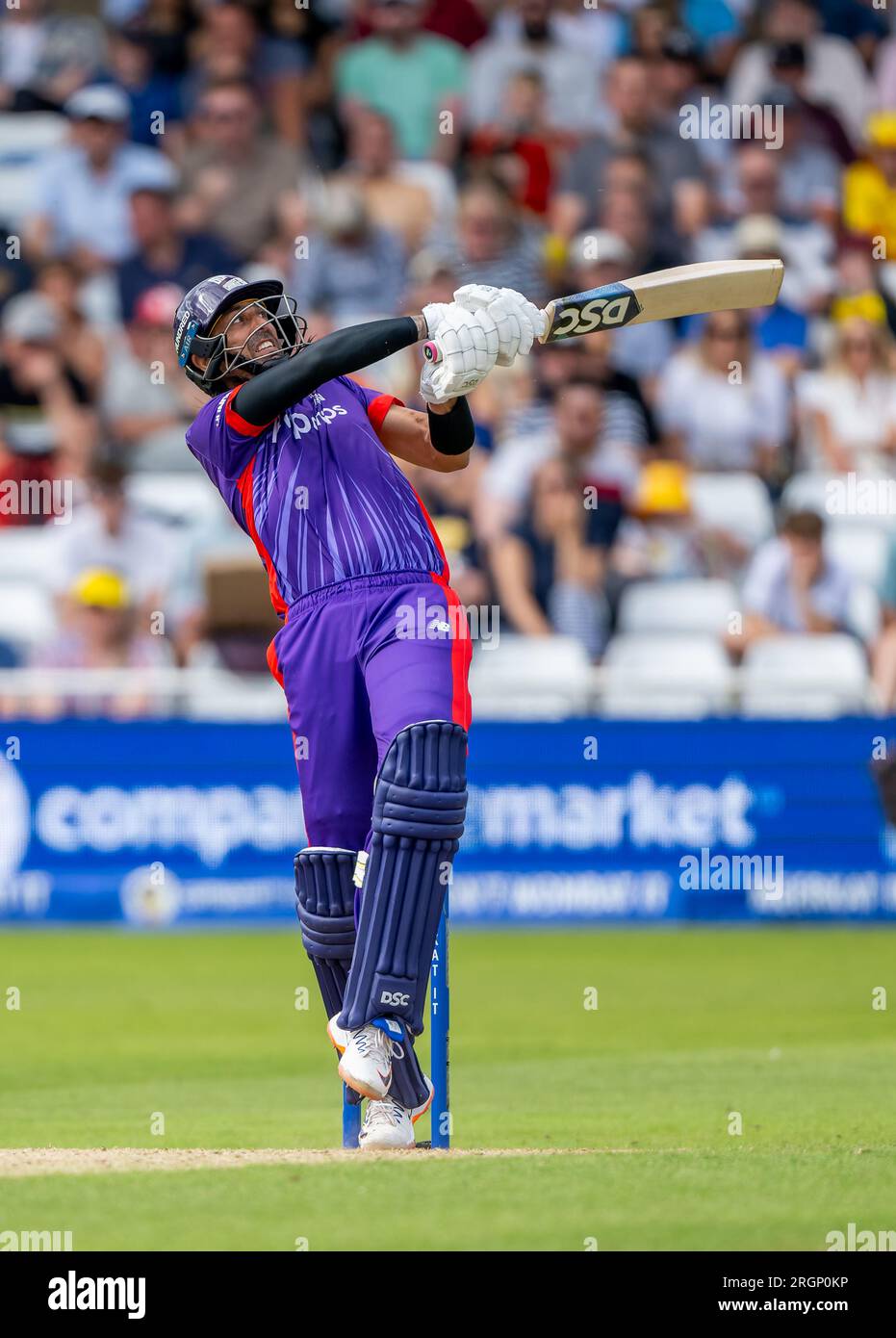 David Wiese batting for Northern Superchargers in The Hundred between ...