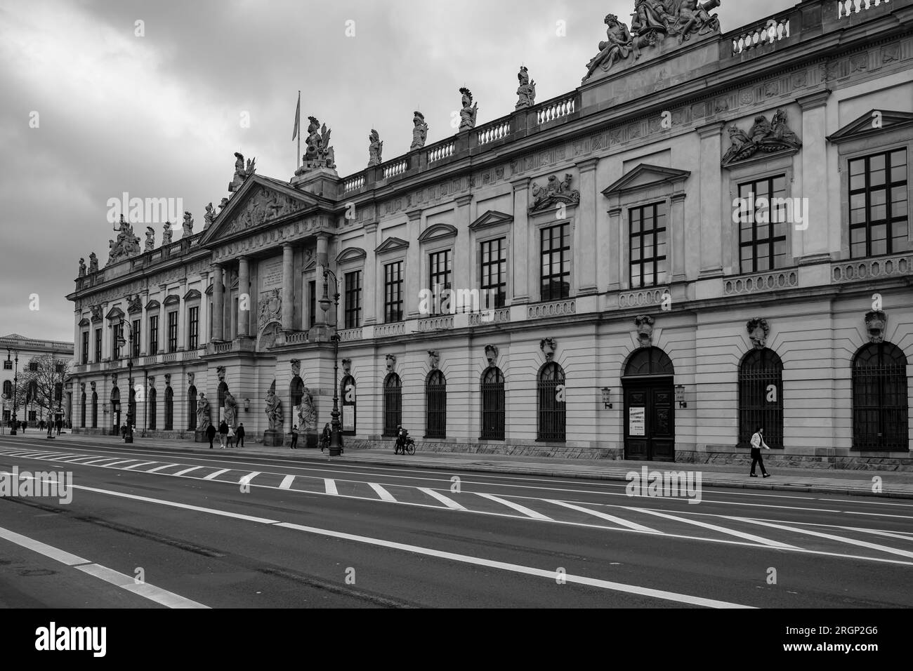 Berlin, Germany April 19, 2023 View of the German historical museum in Berlin Germany Stock