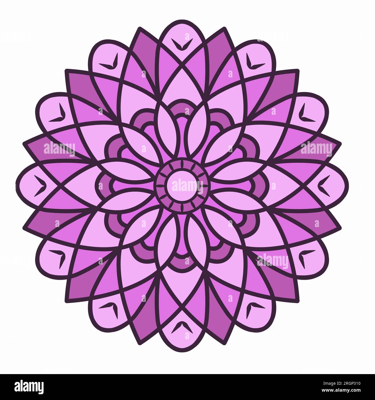 Fantasy Mandalas for Relaxation and Meditation  Colouring Book Stock Vector