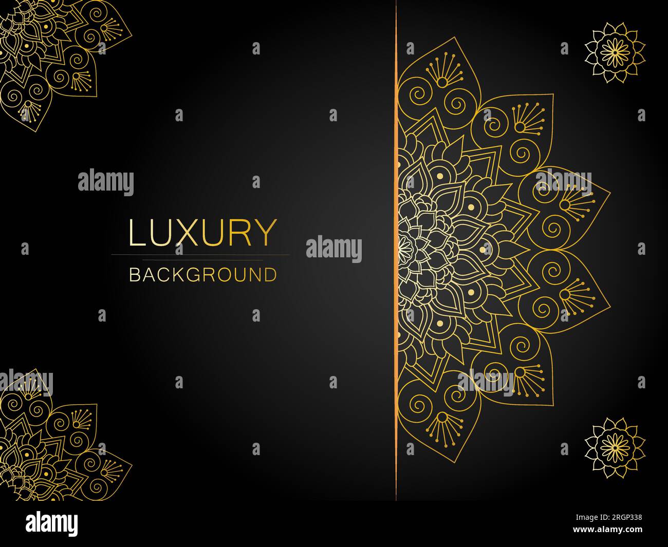 Luxury Ornamental Mandala Background Design Stock Vector