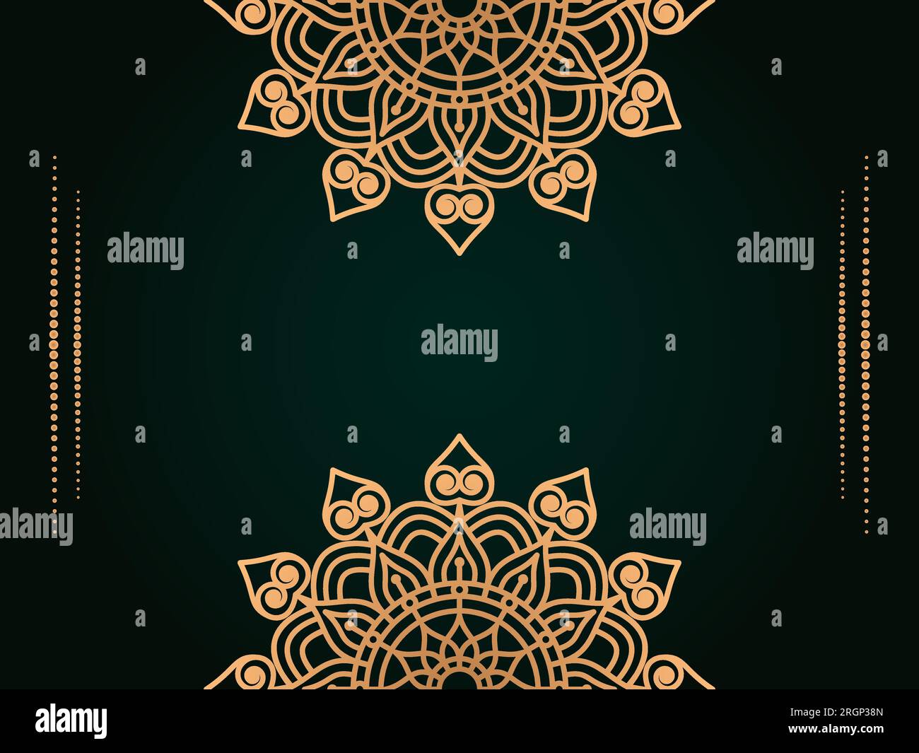 Mandala design for paper cutting and background Stock Vector