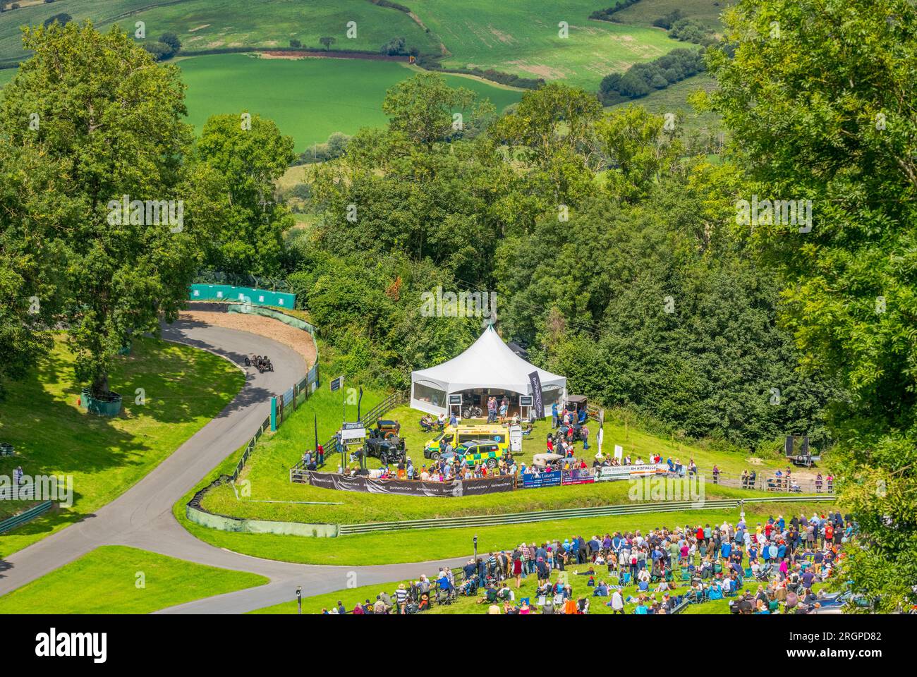 V.S.C.C. Prescott Speed hill Climb event, Prescott hill, Gotherington