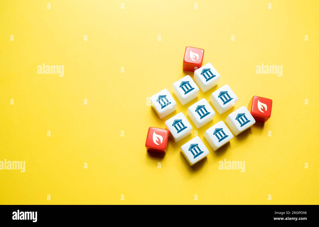 Banking Risk Fire Fire risk assessment hi-res stock photography and images - Alamy
