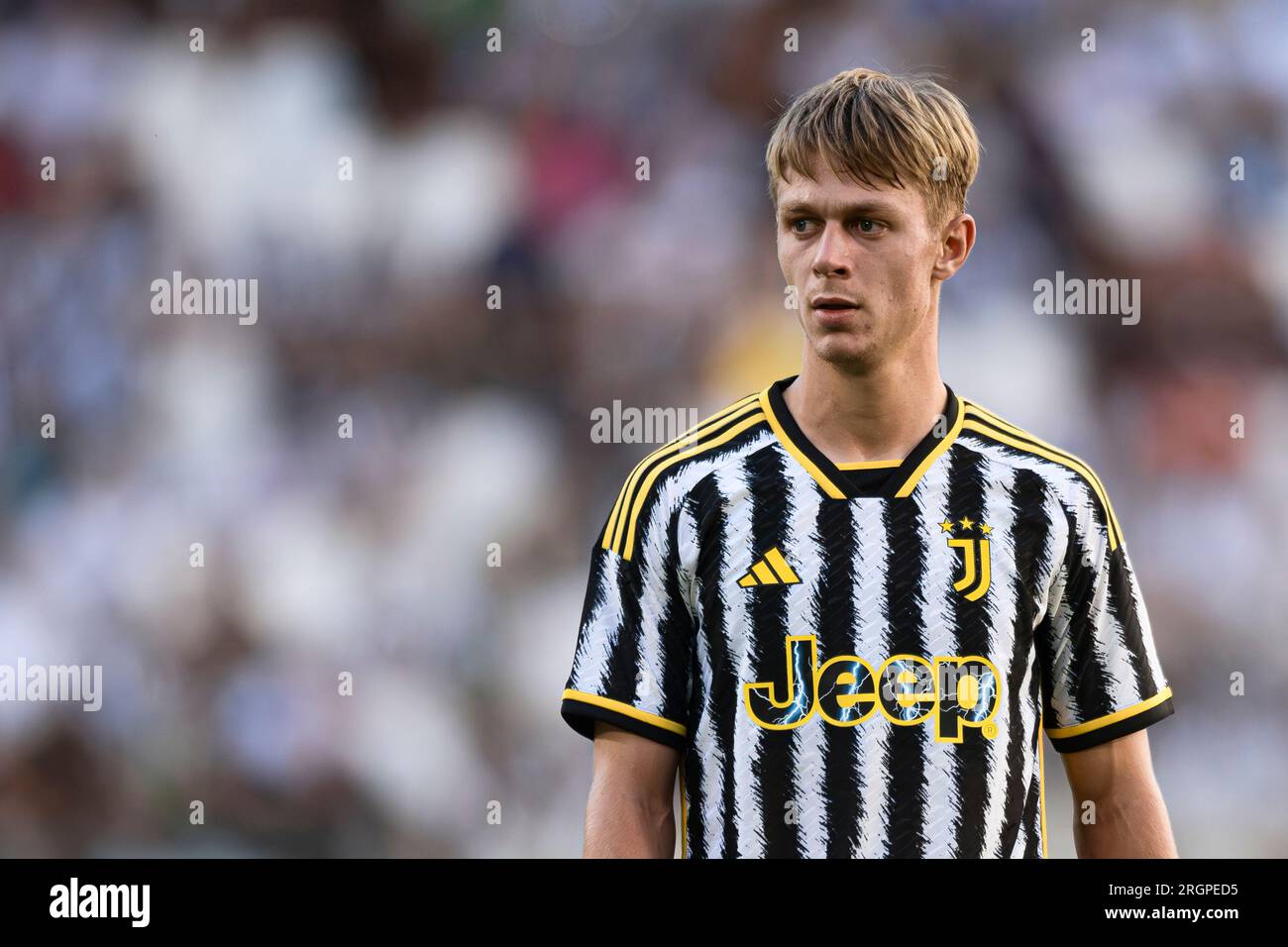 Hans Nicolussi Caviglia of Juventus FC looks on during the