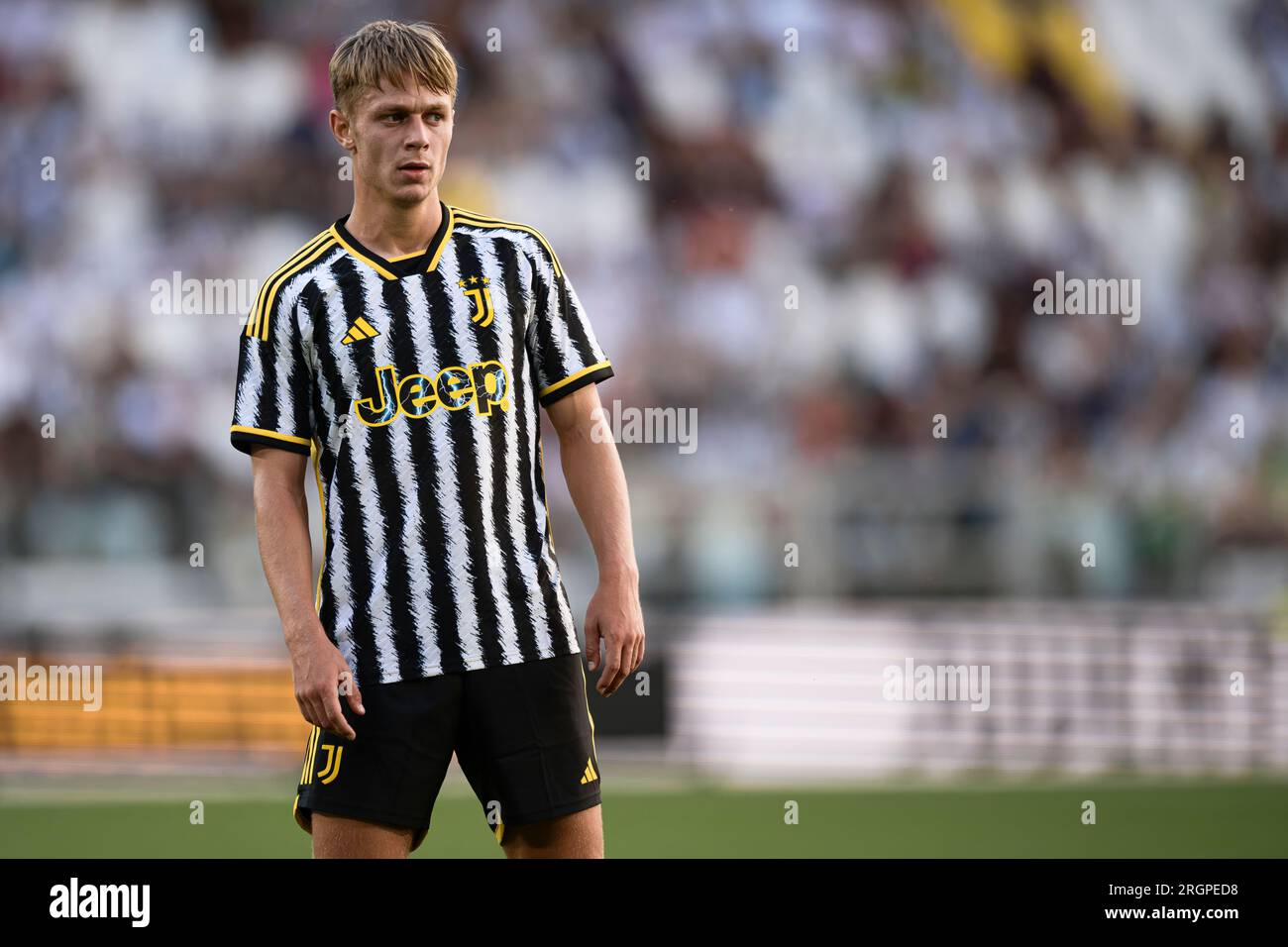 Hans Nicolussi Caviglia of Juventus FC looks on during the