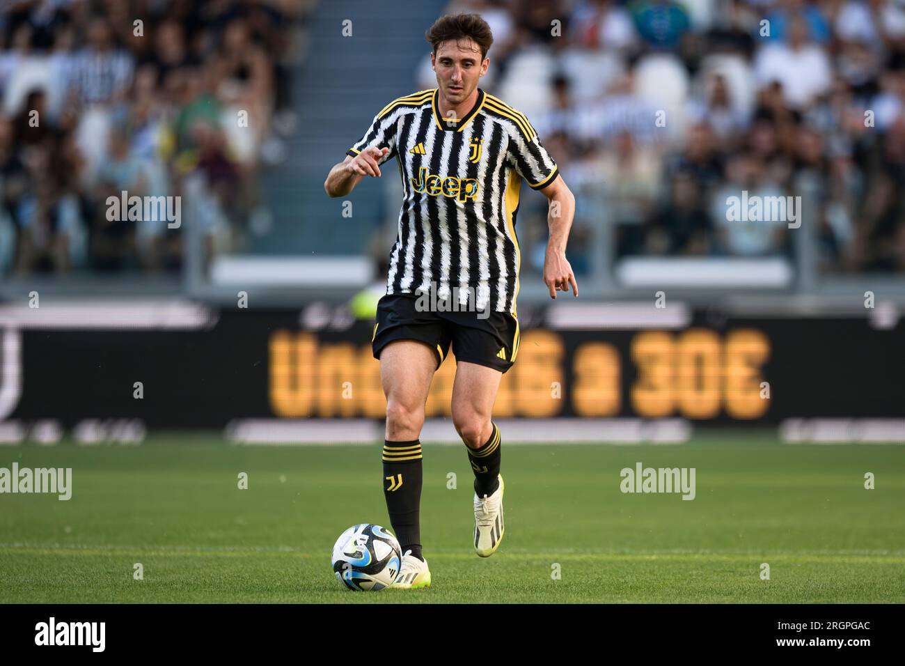 friendly football match - Juventus FC vs Juventus U23 Next Gen Federico  Chiesa of Juventus and Giova