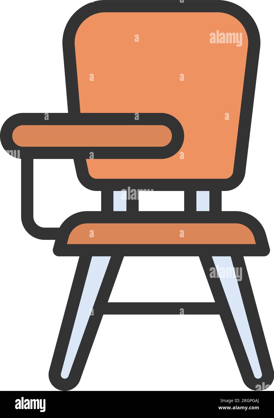 Armchair Icon image. Suitable for mobile application. Stock Vector