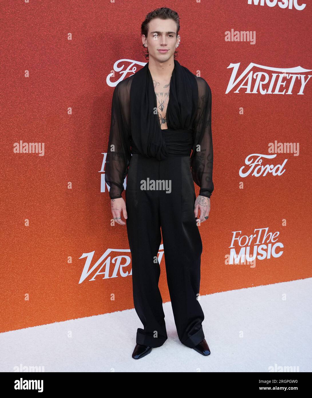 Vinnie Hacker arrives at the Variety Power Of Young Hollywood held at