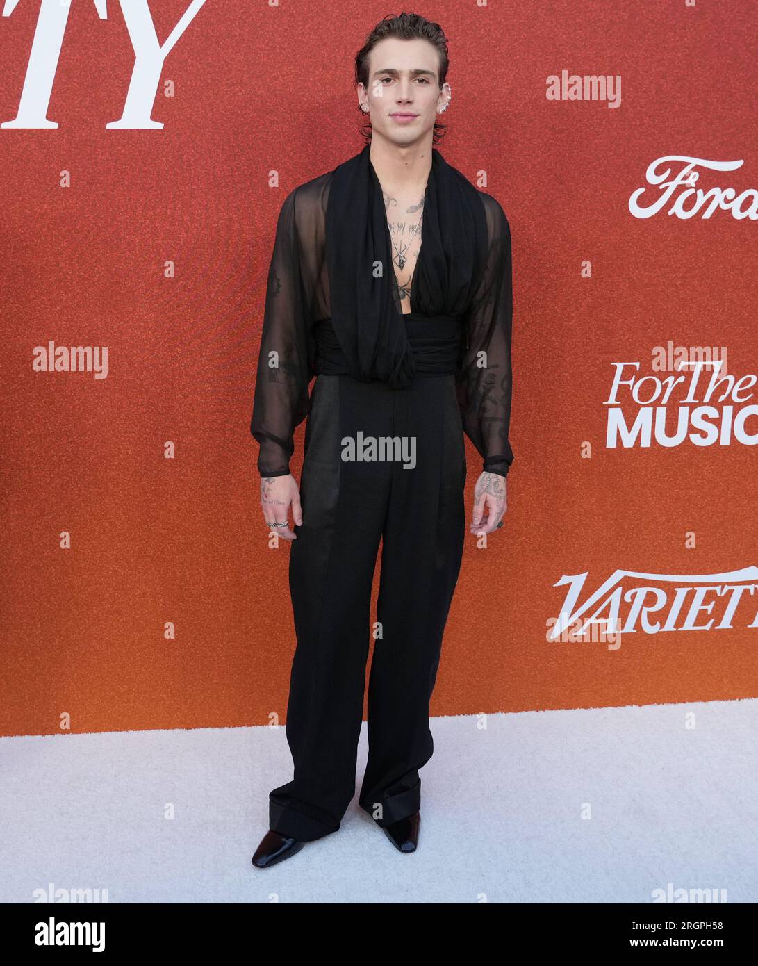Vinnie Hacker arrives at the Variety Power Of Young Hollywood held at