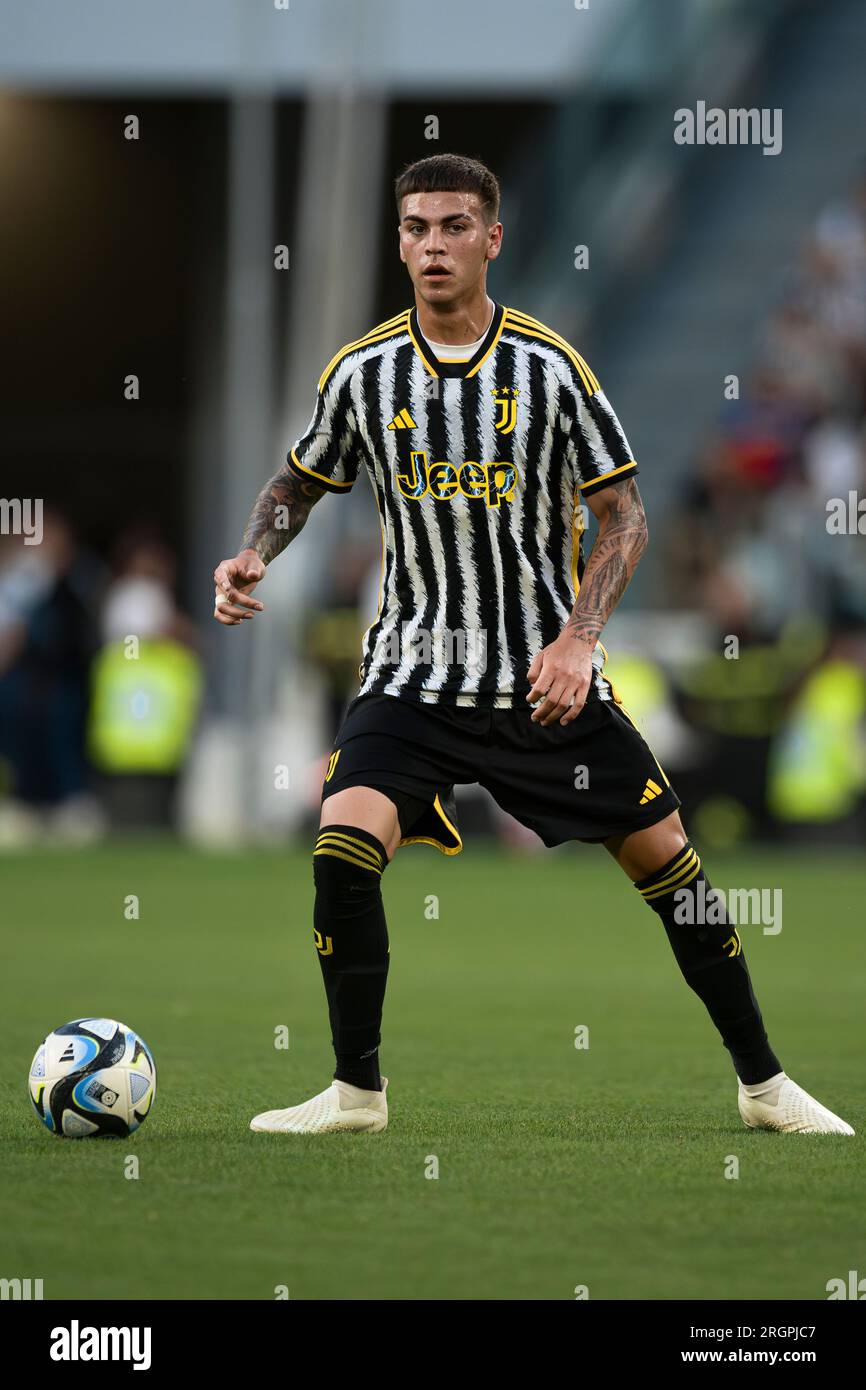 Friendly football match - Juventus FC vs Juventus U23 Next Gen Dean Huijsen  of Juventus during the