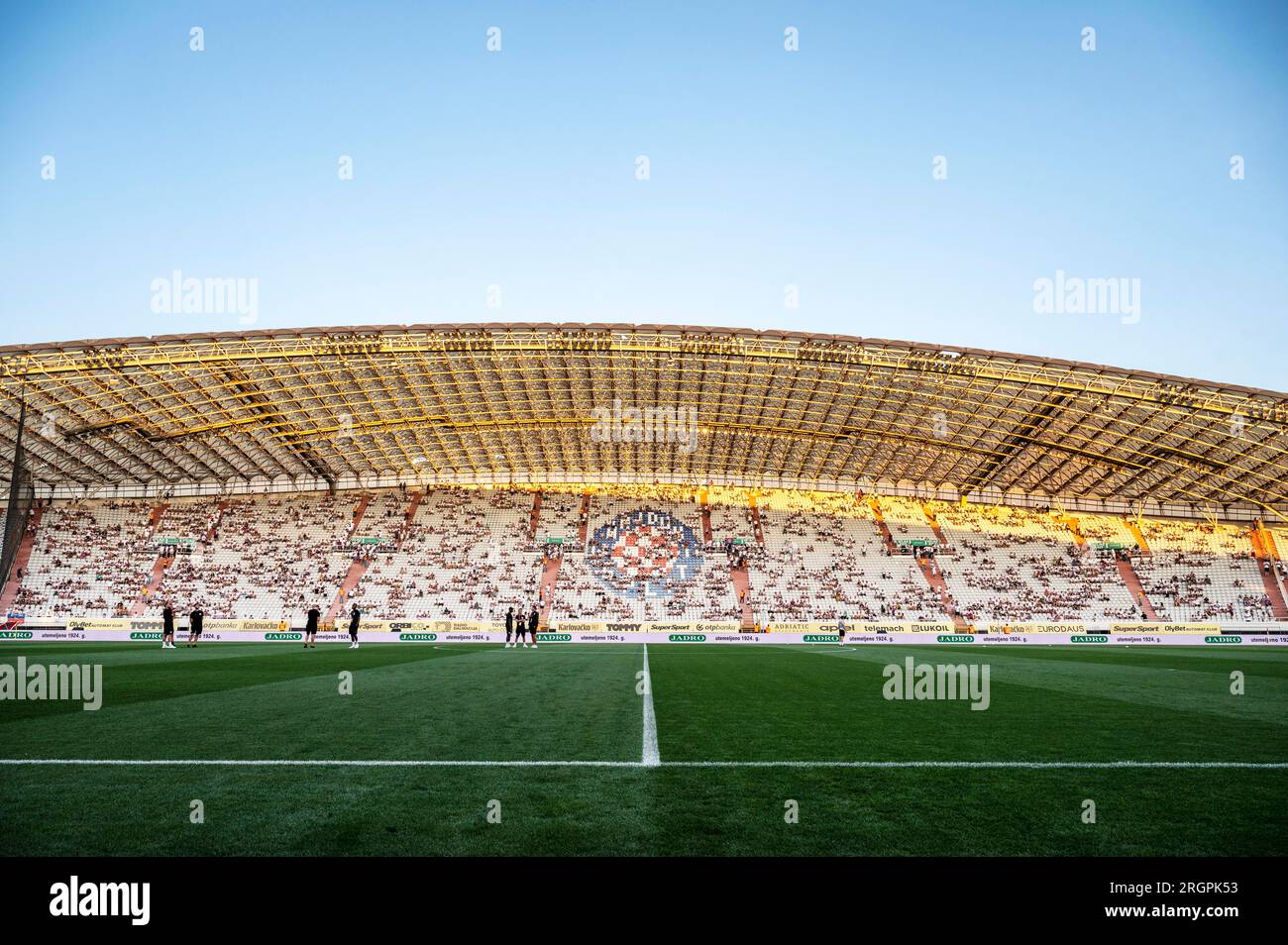 Stadium of Hajduk Split in Dalmatia, Split, Croatia. Hajduk Split stadium  is sports arena for football matches Stock Photo - Alamy