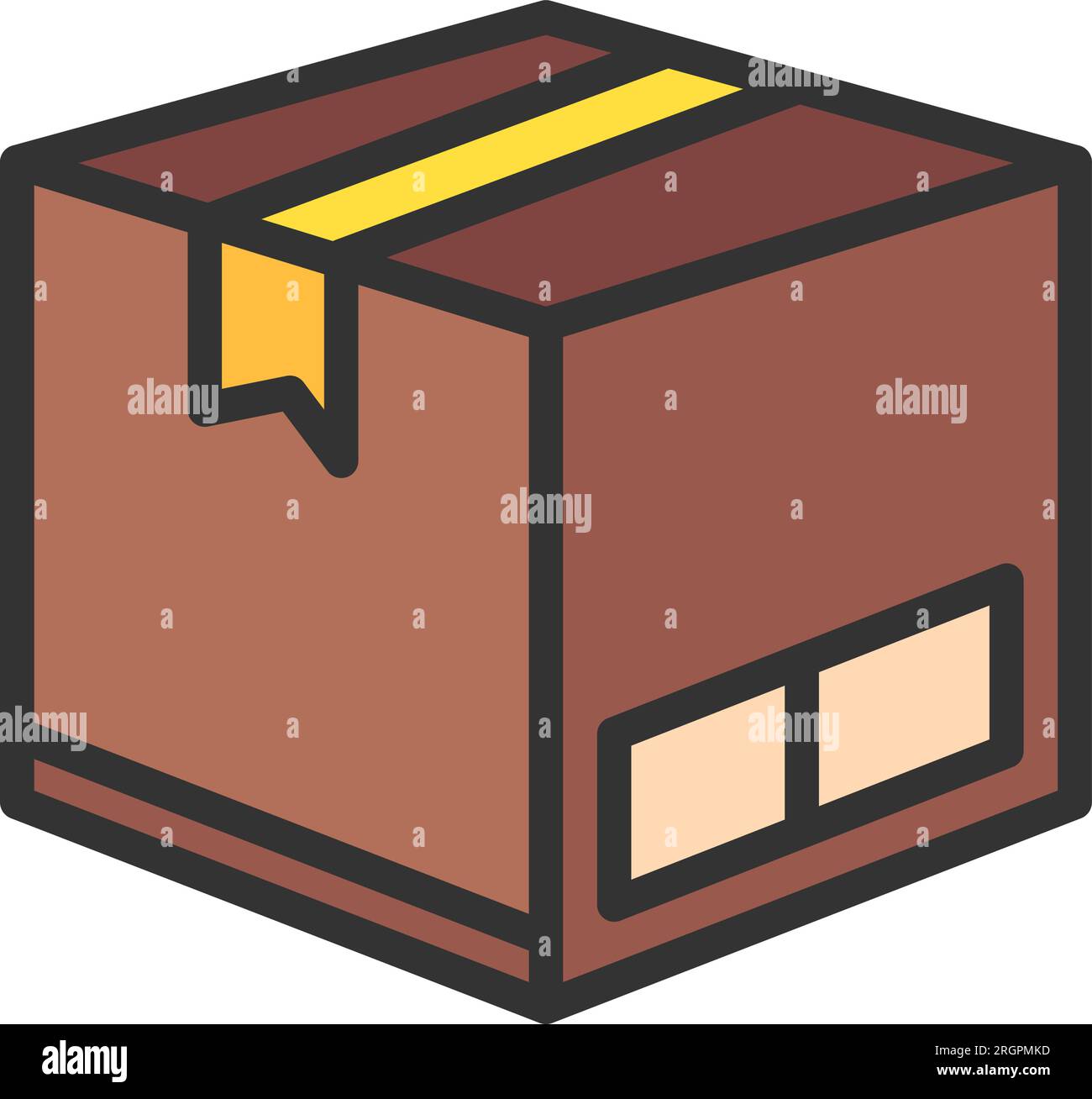 Cardboard Box Icon Image Stock Vector Image & Art - Alamy