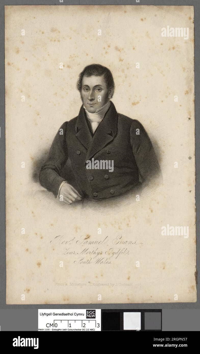 Samuel Evans, Zoar, Merthyr Tydfil, South Wales 1846 by John Cochran Stock Photo