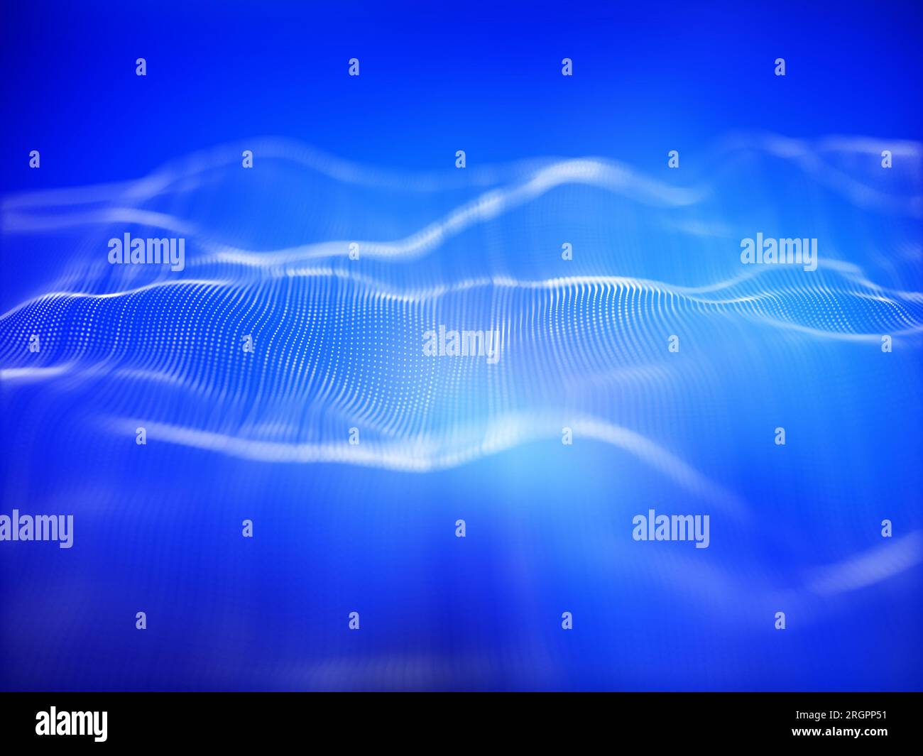 3D render of a modern background with flowing particle design Stock ...