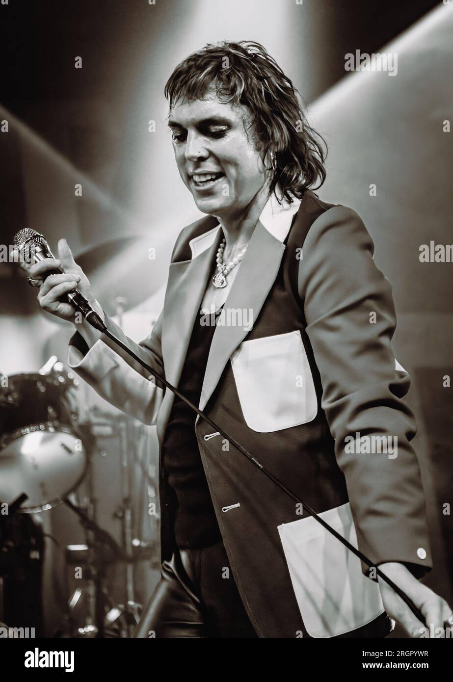 10 August 2023 Rock City, Nottingham. Event The Struts supported by +Bad Nerves. Caption The
