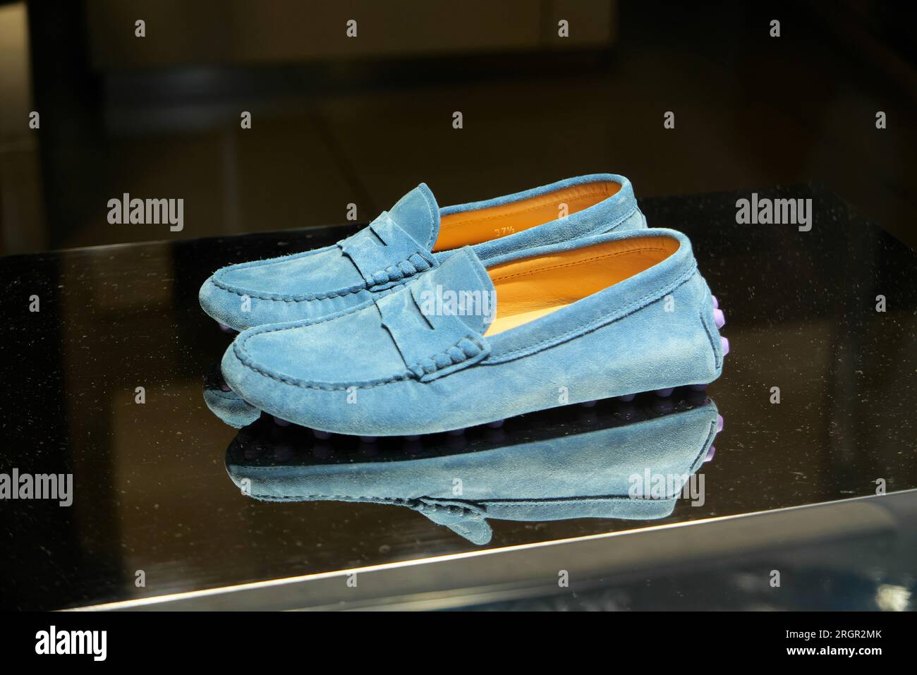Tod's shoes at the Rinascente fashion store in Rome Stock Photo - Alamy