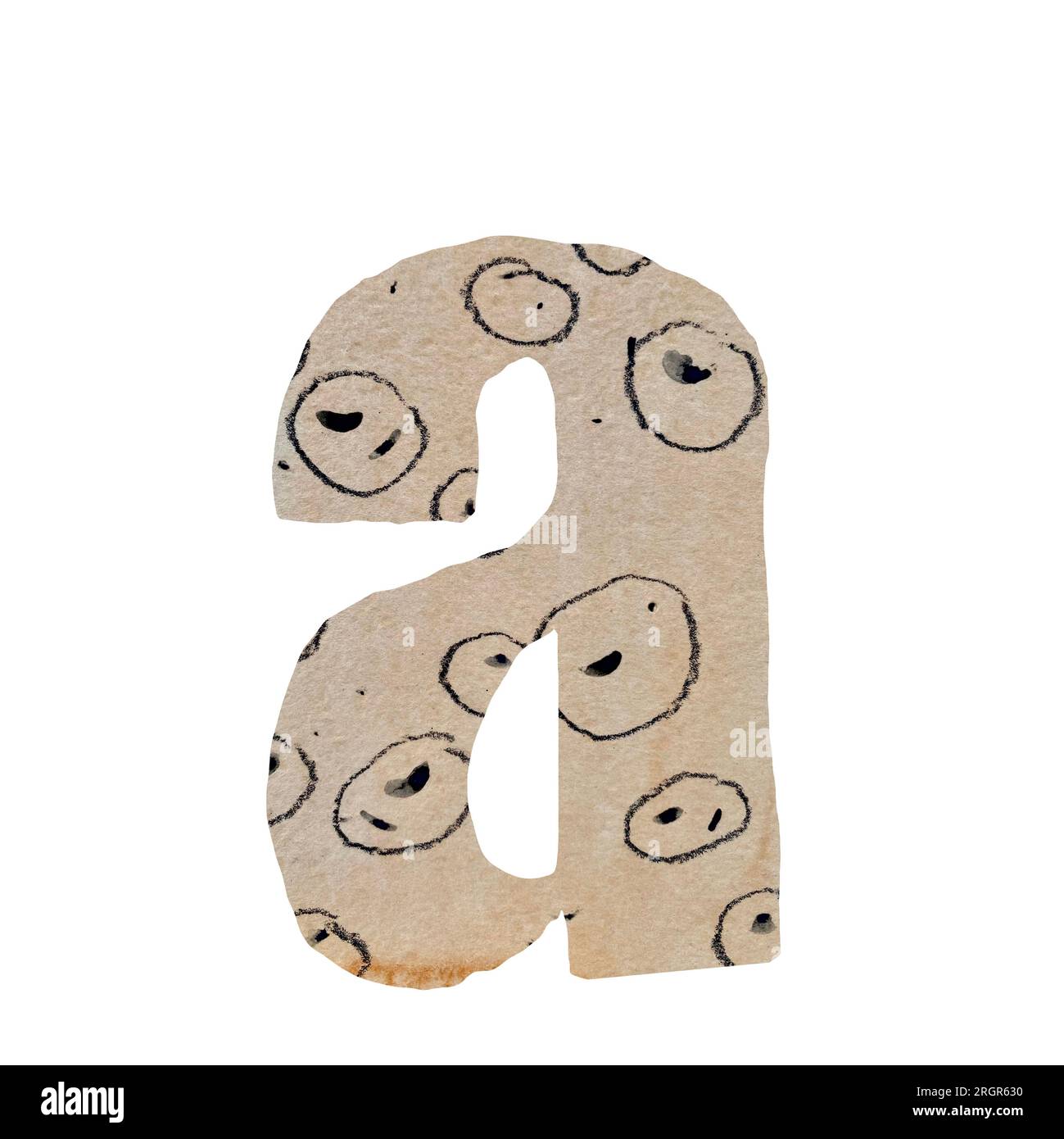 Uppercase letter A cut out paper alphabet Stock Photo Alamy