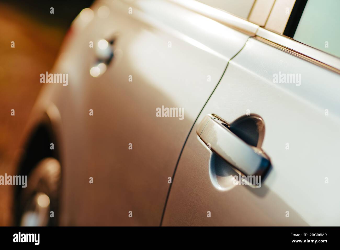 Silver car door hi res stock photography and images Alamy