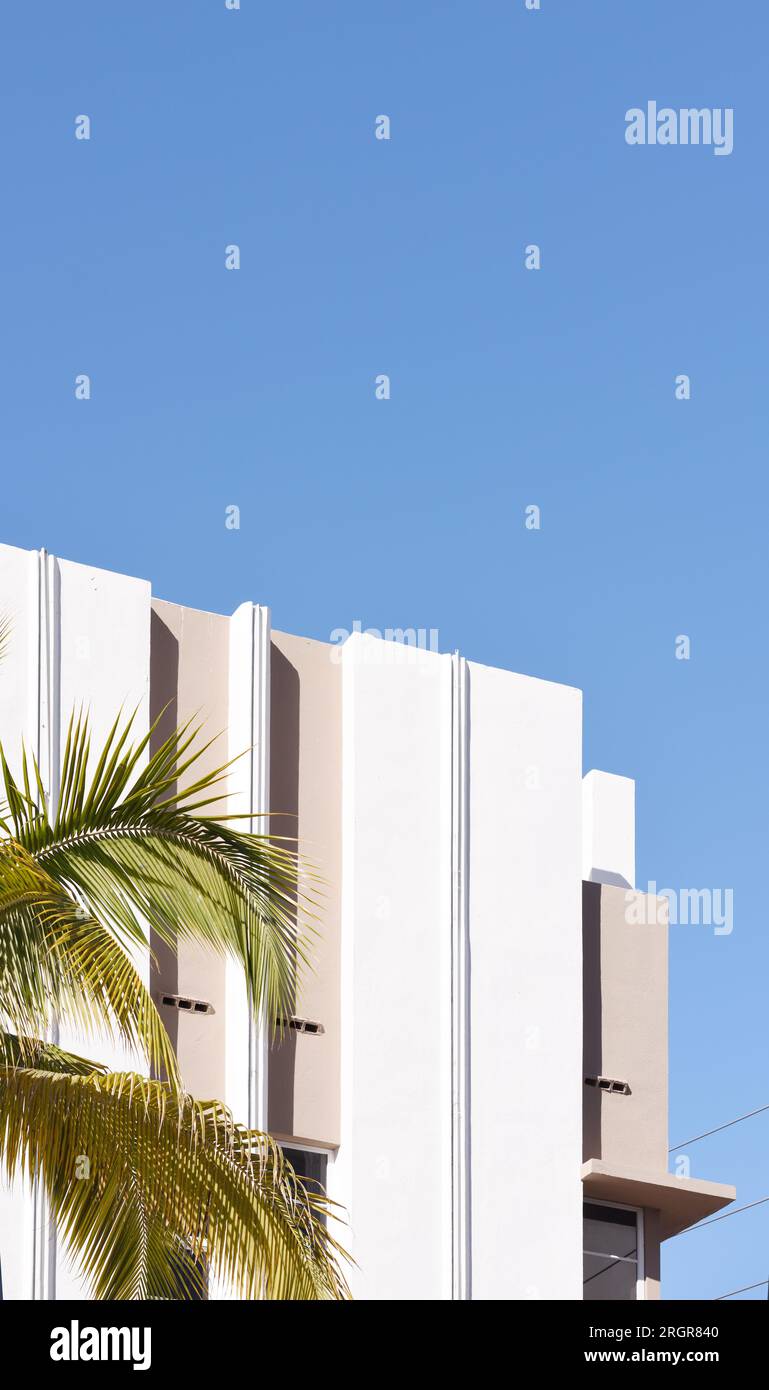 Miami. Art deco district. Geometries painted by the sky and light